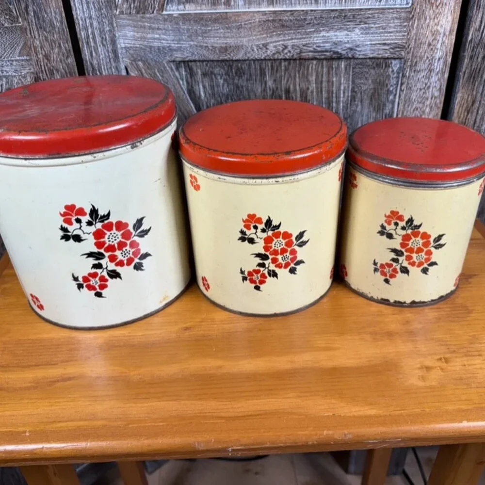 Antique‎ Decoware Canister Set
